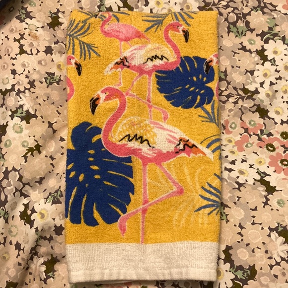 Mainstays Flamingo Kitchen Hand Towel - Picture 1 of 2